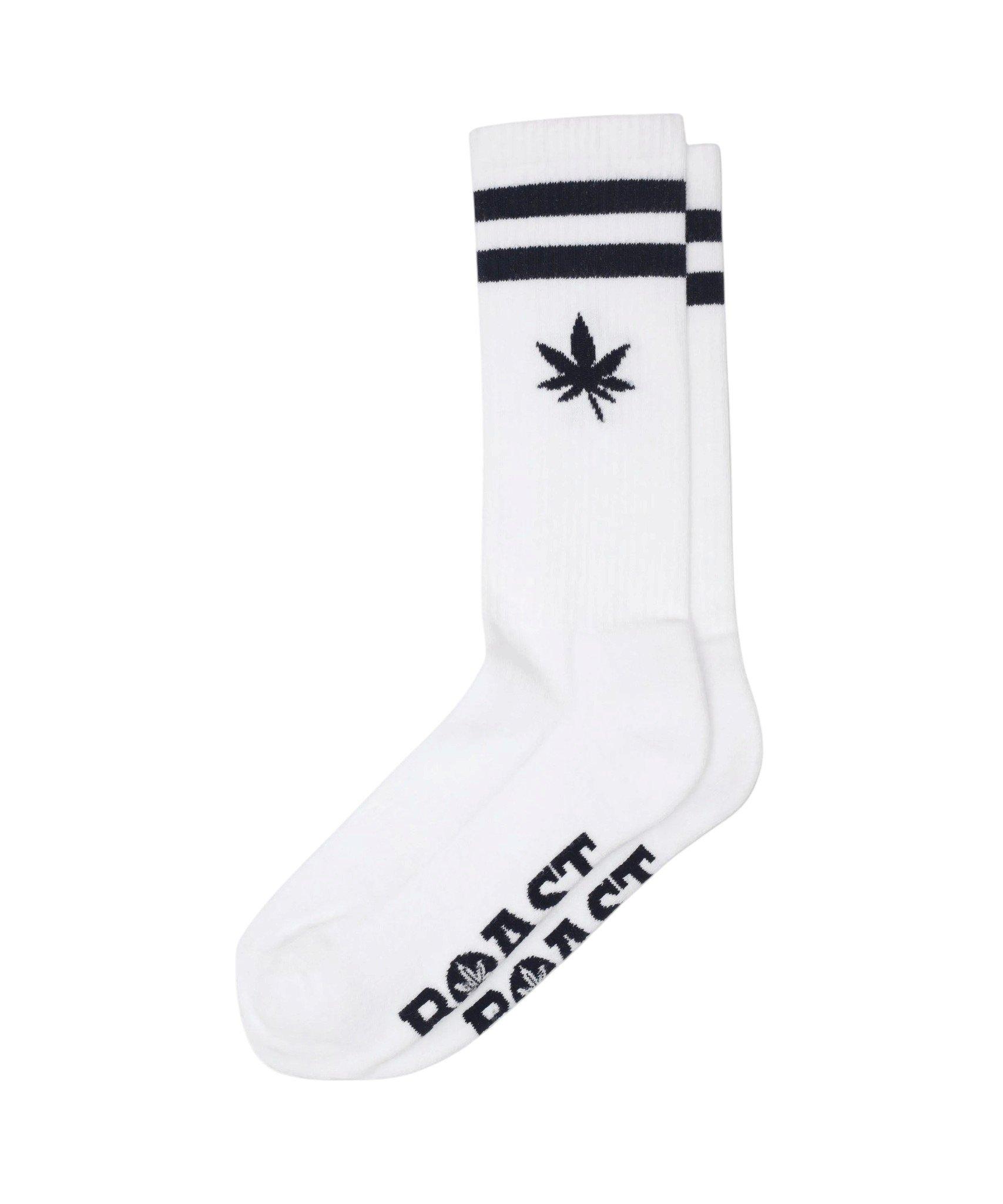 Boast Retro Calf Sock -3 Pack - White/Navy - WHITE/NAVY